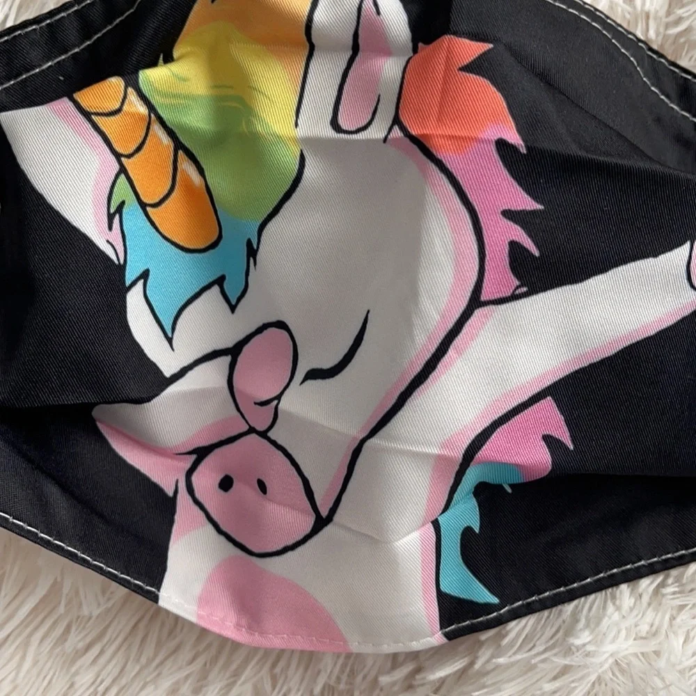 New Dabbing Unicorn face mask